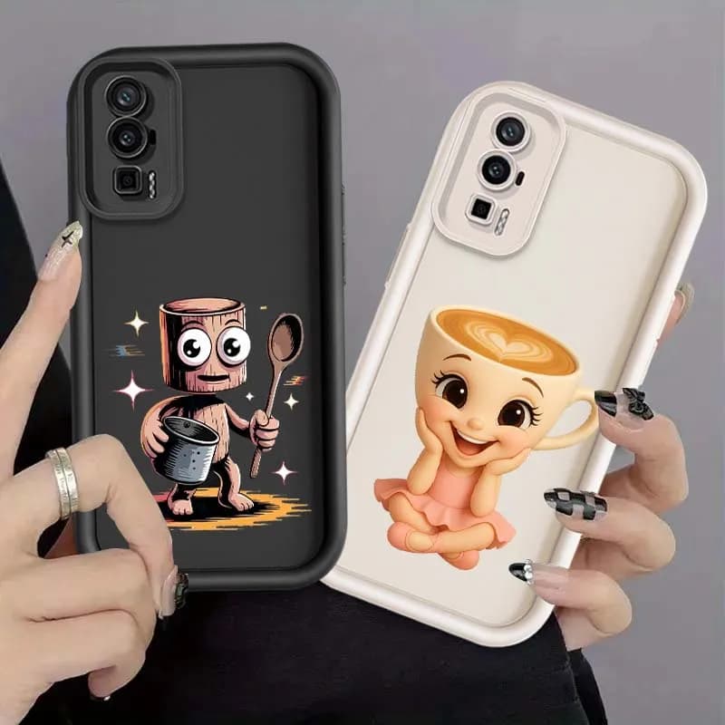 Fashion Anime Character Design For Xiaomi Redmi K70E 14R 14C 13 13C K60 Plus Pro Ultra 5G 4G Eye Ladder Phone Case Cover