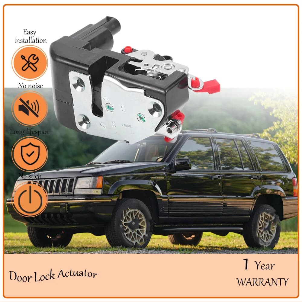 Power Door Lock Actuator Front Side for Jeep Cherokee 1999-2001 Grand Cherokee 1993-1998,oem 931-665,DLA606,4773634,4798914AB