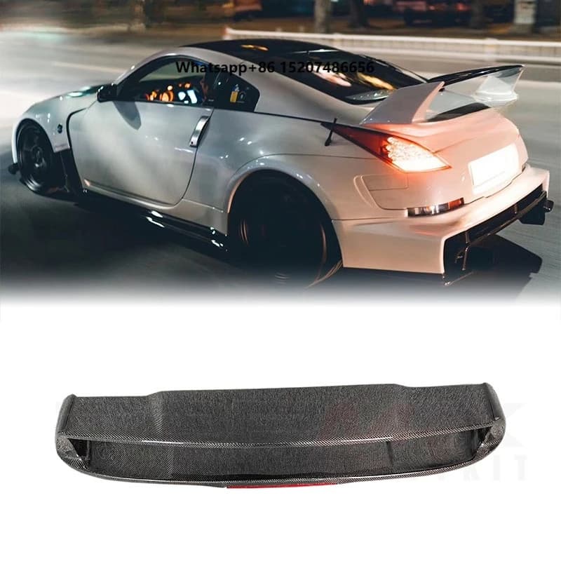 350Z Z33 Upgraded Amuse Style Carbon Fiber Spoiler Rear Wing