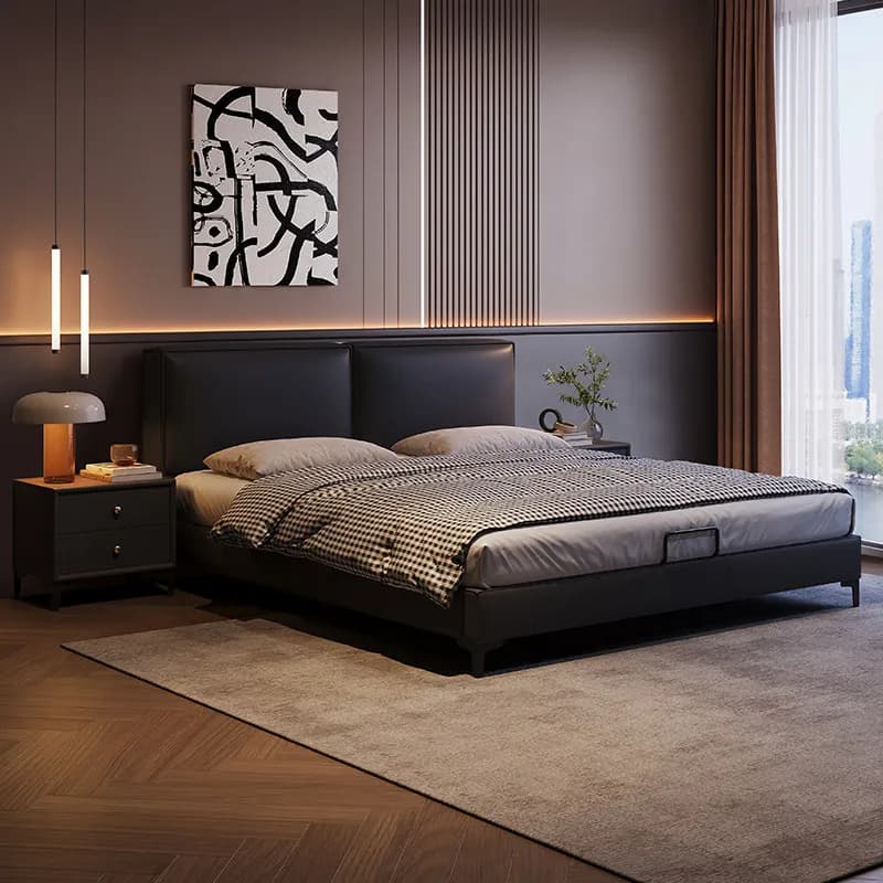 Modern Headboards Bed Luxury Bedroom Design Single Queen Children Double Bed Single European Letto Matrimoniale Unique Furniture