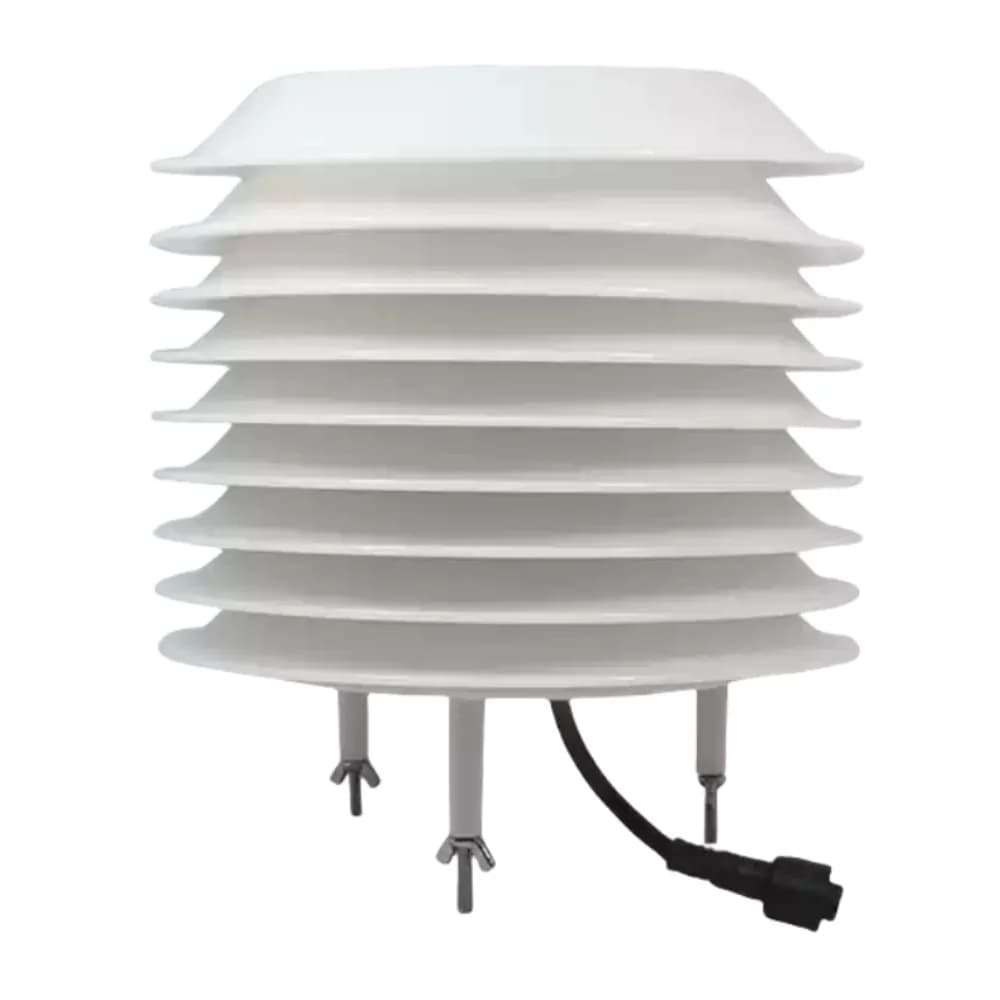 Smart Temperature Humidity Sensor Environmental Monitoring for Greenhouse 1 Year IP65 Protection RS485 Output 3% Accuracy