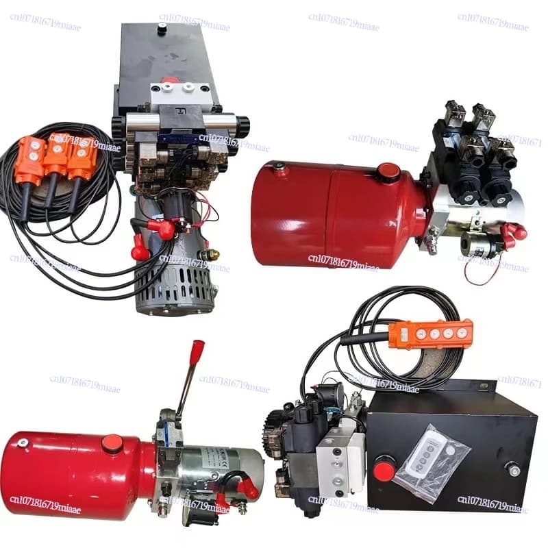 Manual Hydraulic Cylinder Lifting Oil Pump Jack Forklift Parts Stacker Cylinder Electric Pump Station YouTube Diniu