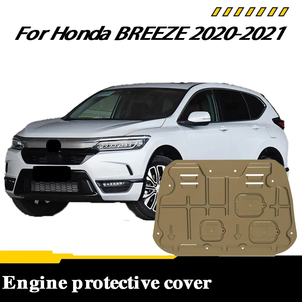 Higher Quality Alloy Under Engine Guard Mudguard Board Splash Shield Mud Fender Plate Panel For Honda BREEZE 2020-2021 1.5T/2.0L