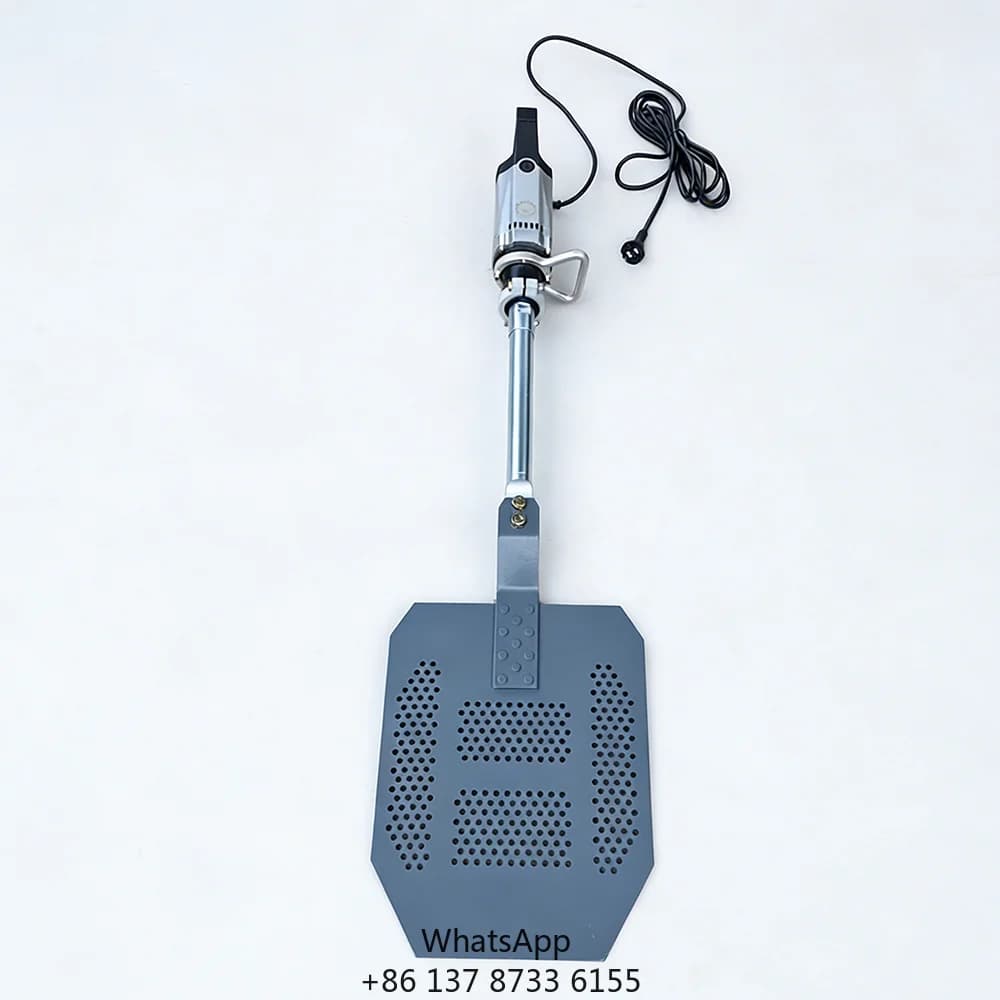 Hot Sale Concrete Vibration Plate Engine-Powered 220V 1 Year Warranty Air Bubble Removing Shovel For Photovoltaic Support