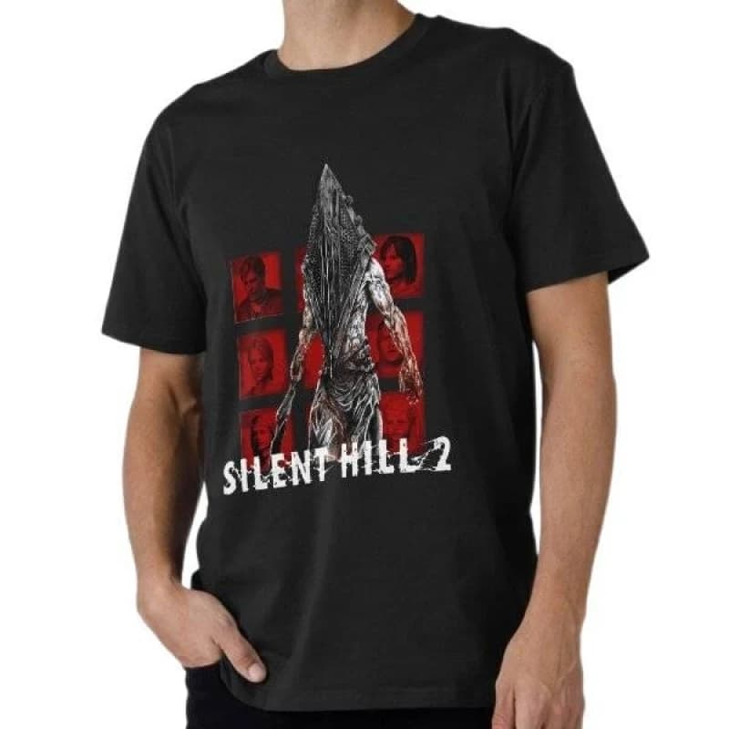 0428 Silent Hill 2 Collection Horror Graphic Tee Unisex Short Sleeve Gift t Shirt 100% cotton printed Clothes All size top S-6XL