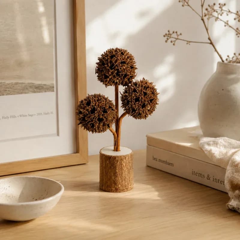 Resin Desktop Ornament Wabi Sabi Style Home Decor 8-10cm