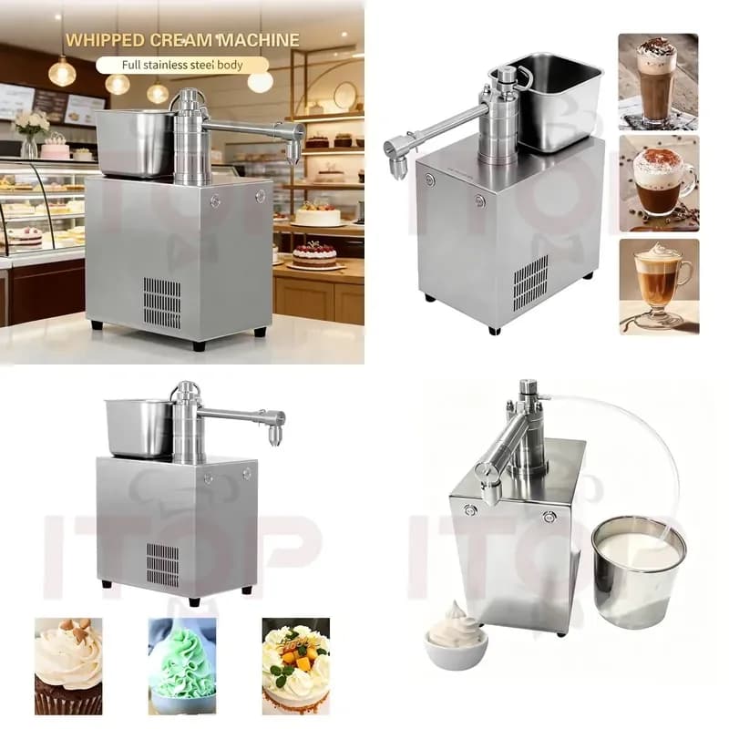 YWM Certificate ITOP Commercial Stainless Steel Whipped Cream Making Machine Cake Cream Maker Factory Wholesale Price