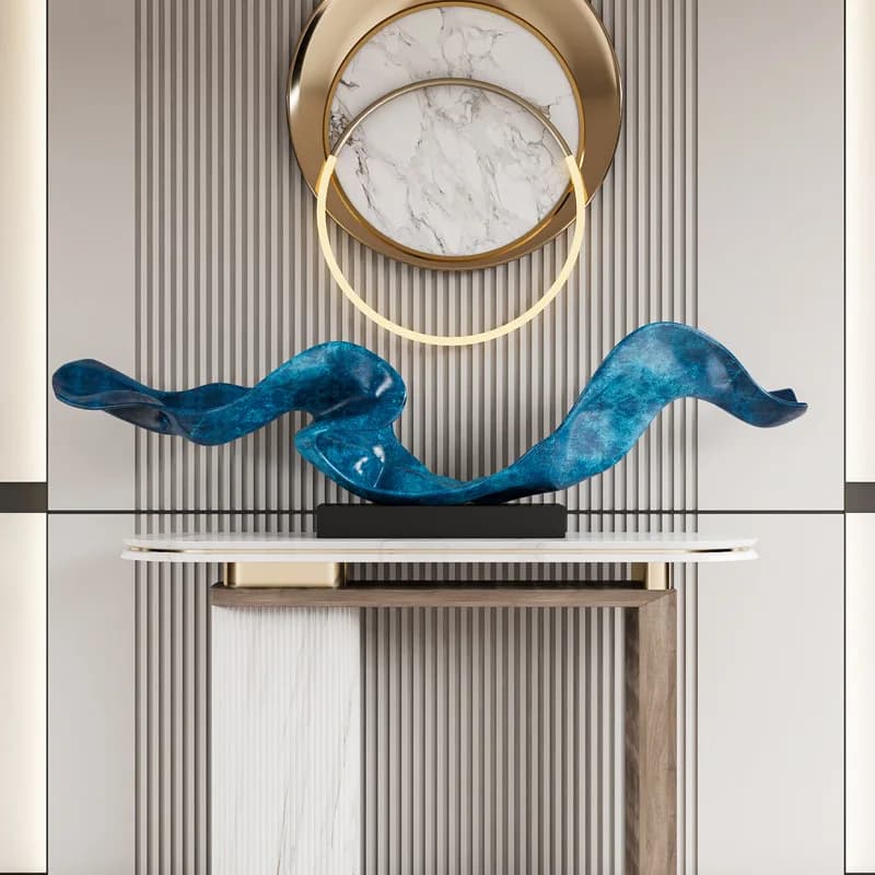 Yjq abstract modern art sculpture front desk aisle porch hotel sales office decorative ornaments