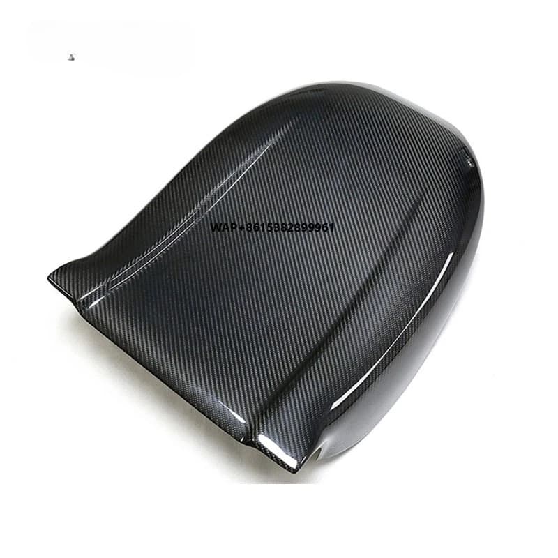 High performance real Dry carbon fiber modification replaces interior seat back decoration for  Model X S 3 Y