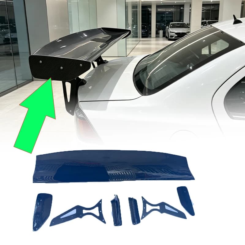 Rear Spoiler Rocket Bunny Style For Mitsubishi Lancer Evo 2007-2015 Automobile Exterior Body Kit Upgrade Parts
