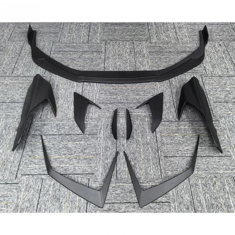 Premium Car Accessories Vorstein Style Full Dry Fiber Body Kits  STO Carbon Front Diffuser Lip S Durable