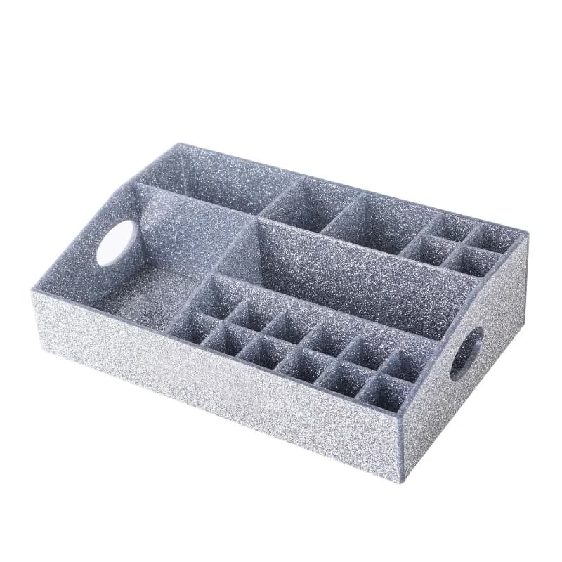 Acrylic multifunctional dustproof cosmetics storage box drawer type, plastic cosmetics desktop finishing rack