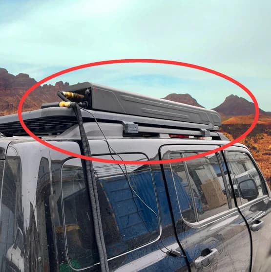 30L Car Roof Water For Tank For Camping Showers Water Storage For Trucks & Off Road Vehicles JL1293