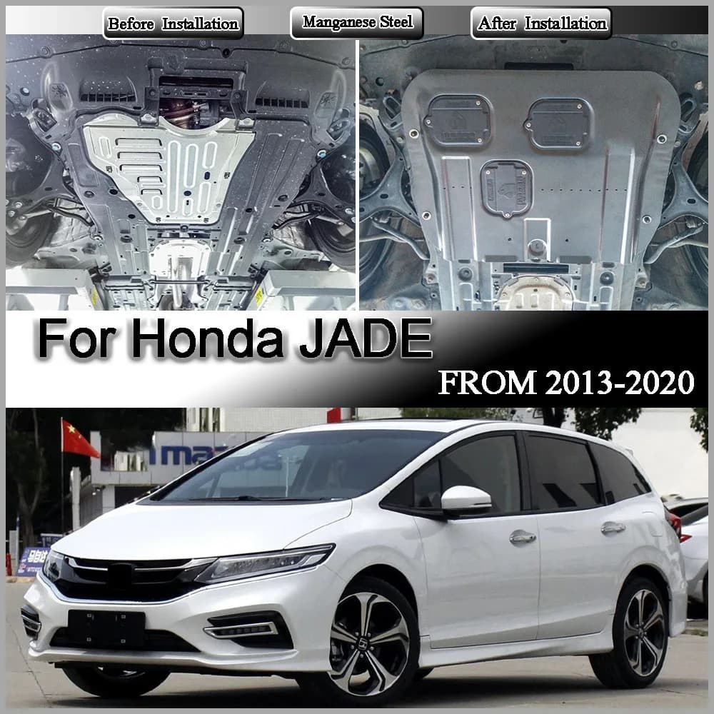 For Honda JADE small plate 2013-2020 1.5L 1.8L Accessories Engine Guards Manganese Steel Engine Protection Device