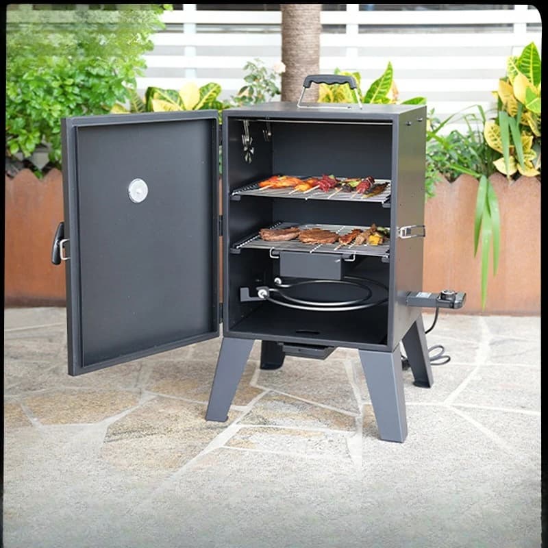 Spot with thermometer, electric grill, smoked stew grill, electric stove, vertical electric grill