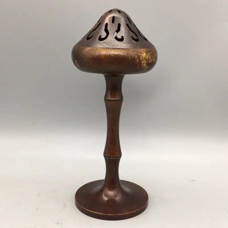 Home Decoration Antique Crafts Retro Copper Collection Brass Incense Burner Desktop Decoration