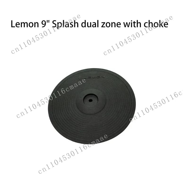 Lemon 9" Drum Cymbal Splash Dual Zone Full Covered with Choke for Drummers