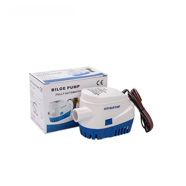 1100GPH Marine Supplies Solar Powered Portable Automatic Submersible Water Pump Bilge Pump Marine 24v for Boat Yacht