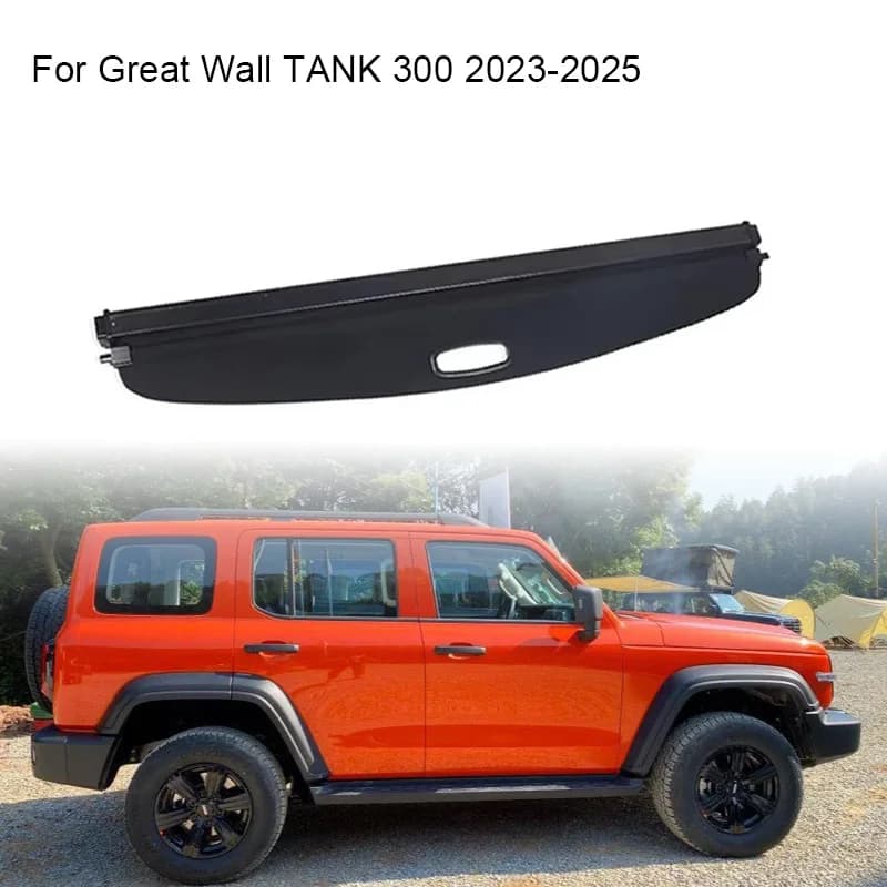 Trunk Curtain Cover Organizer For Great Wall TANK 300 2023-2025 Rear Rack Partition Shelter Shield Shade Luggage Cargo Storage