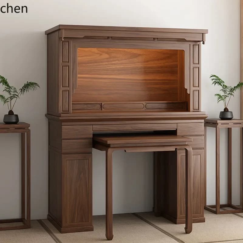 r5.21 solid wood buddha cabinet for home altar cabinet living room nave altar offering table incense case