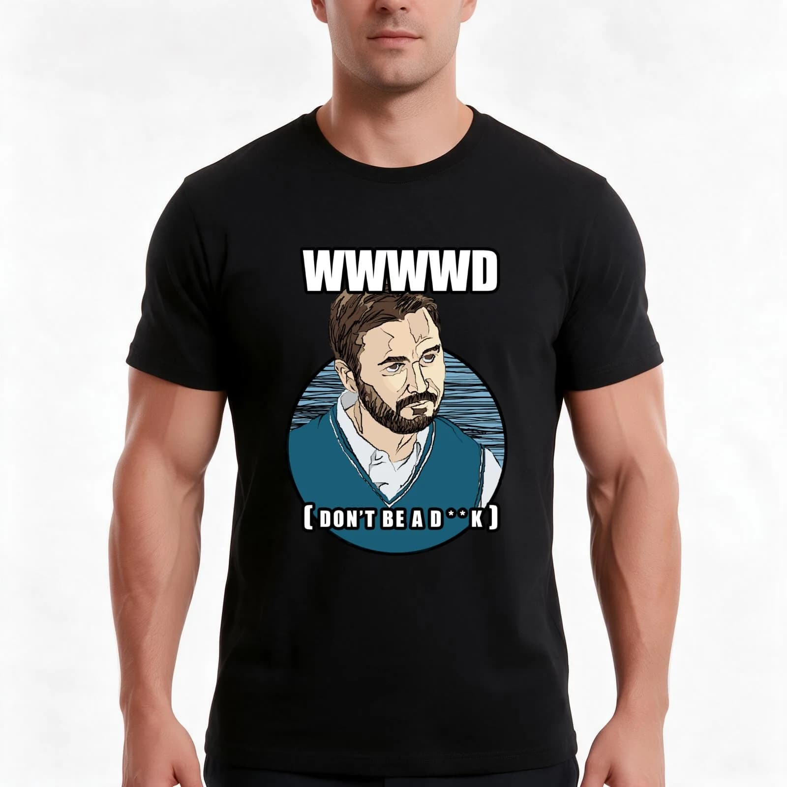 WWWWD - What Would Wil Wheaton Do? (Safe) T-Shirt, Summer Casual Cotton Tee, Oversized Streetwear Tops, Vintage Graphic Print