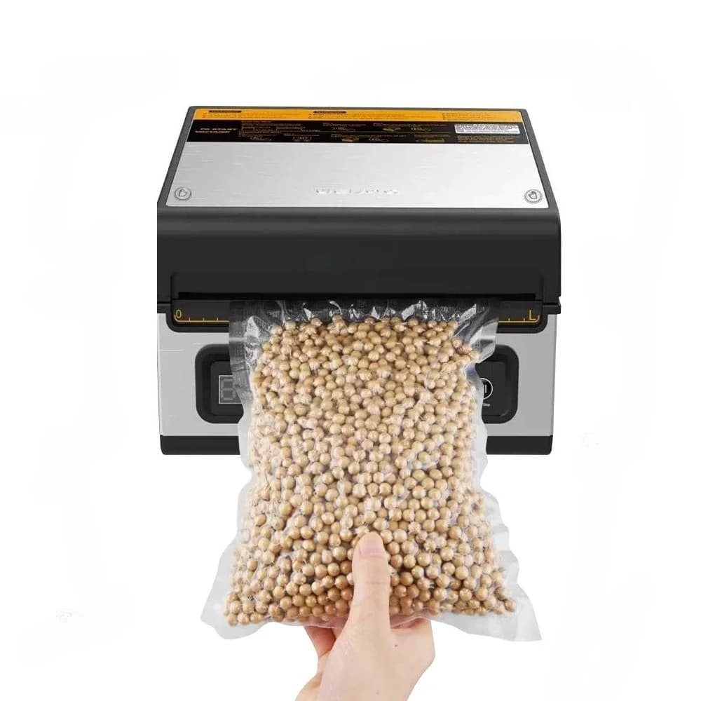 Home Office Commercial Smart Vacuum Chamber Sealer Double Vacuum Pump Food Package Keep Fresh Air Extractor Packaging Machine