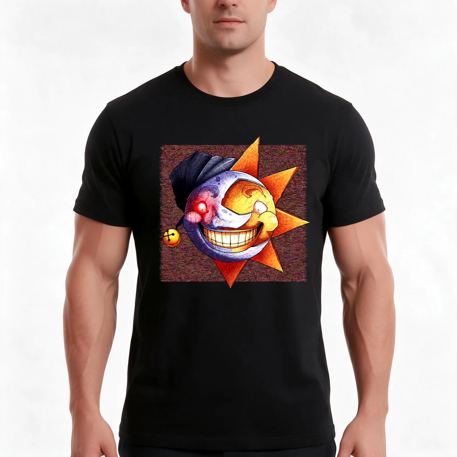 sundrop and moondrop 10 T-Shirt, Summer Casual Cotton Tee, Oversized Streetwear Tops, Vintage Graphic Print, Unisex Men Women