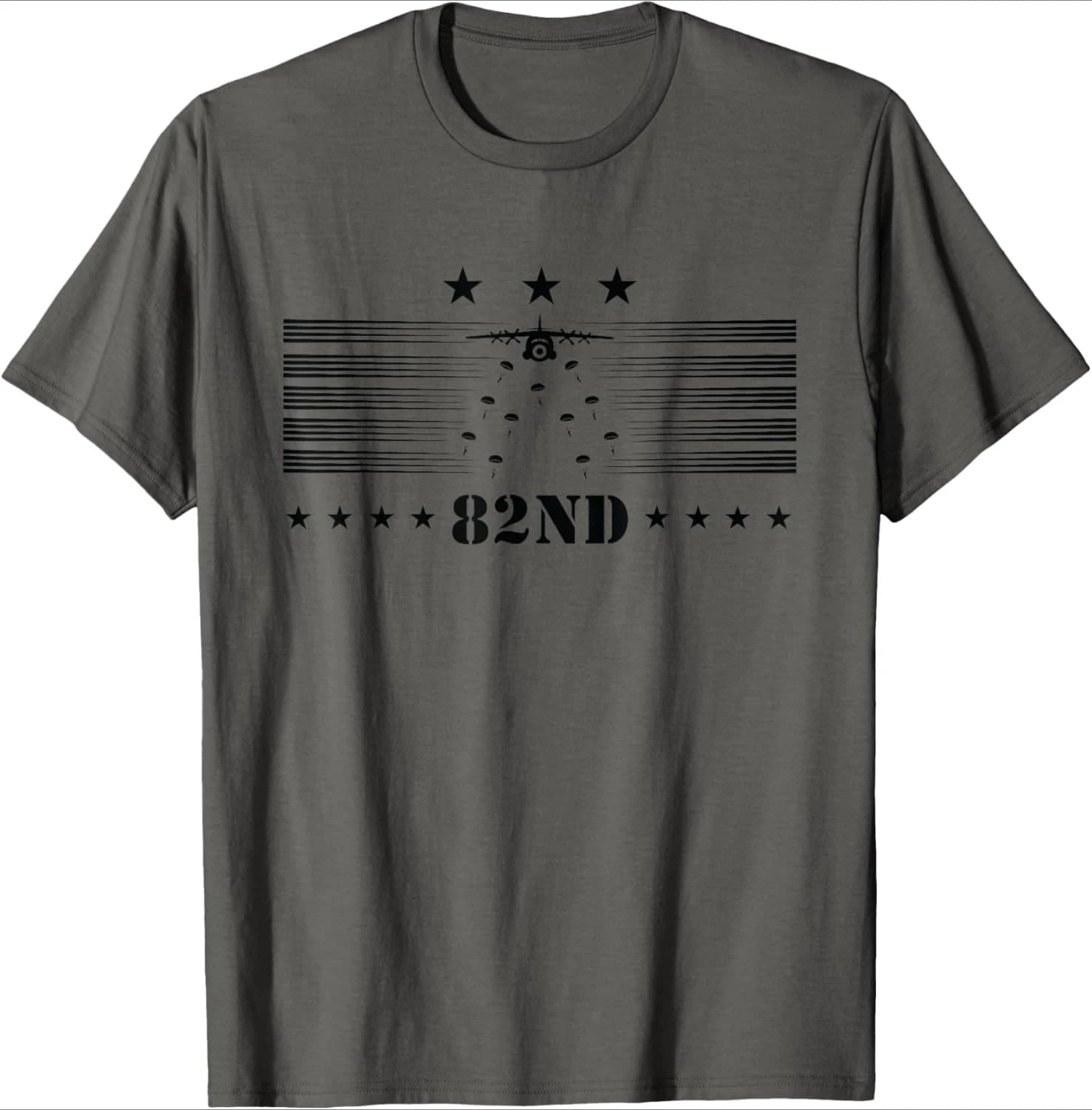 82nd Airborne Paratrooper Vintage pattern design-100% cotton summer O-neck short sleeve casual printed men's T-shirt.