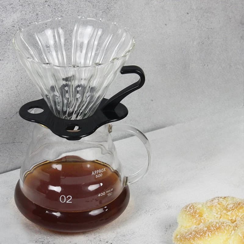 Glass hand punch coffee pot Cloud Filter cup sharing Household coffee