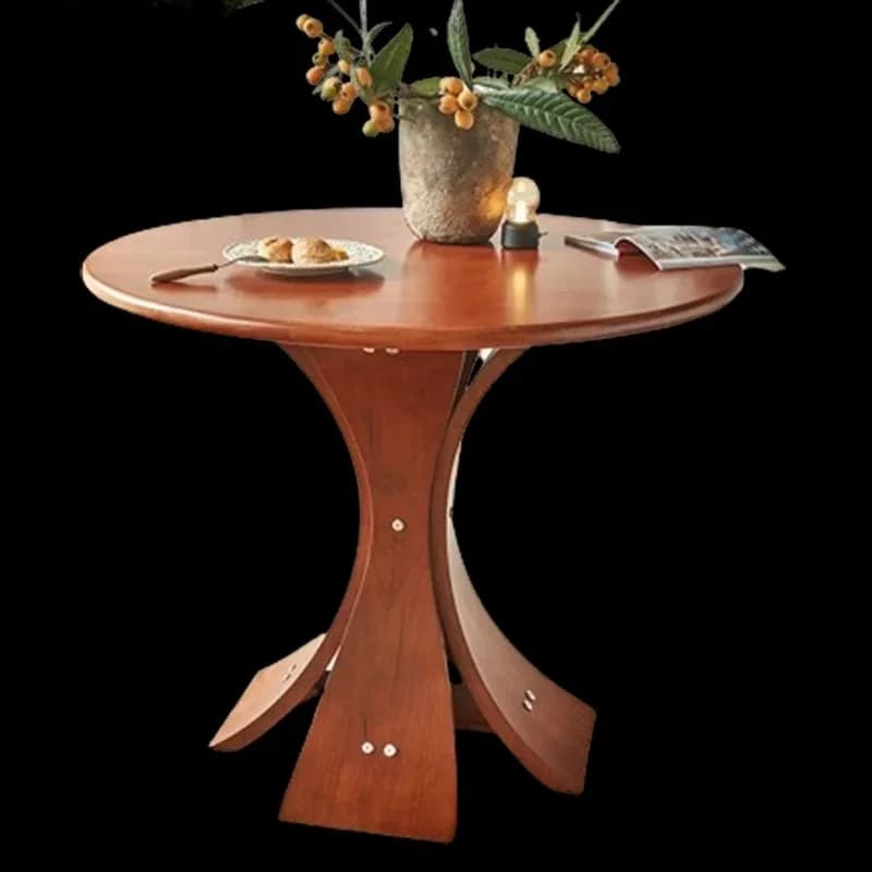 For Round Modern Dining Table Living Room Unique Restaurant Kitchen Dining Table Coffee Italian Tavolo Da Pranzo Home Furniture