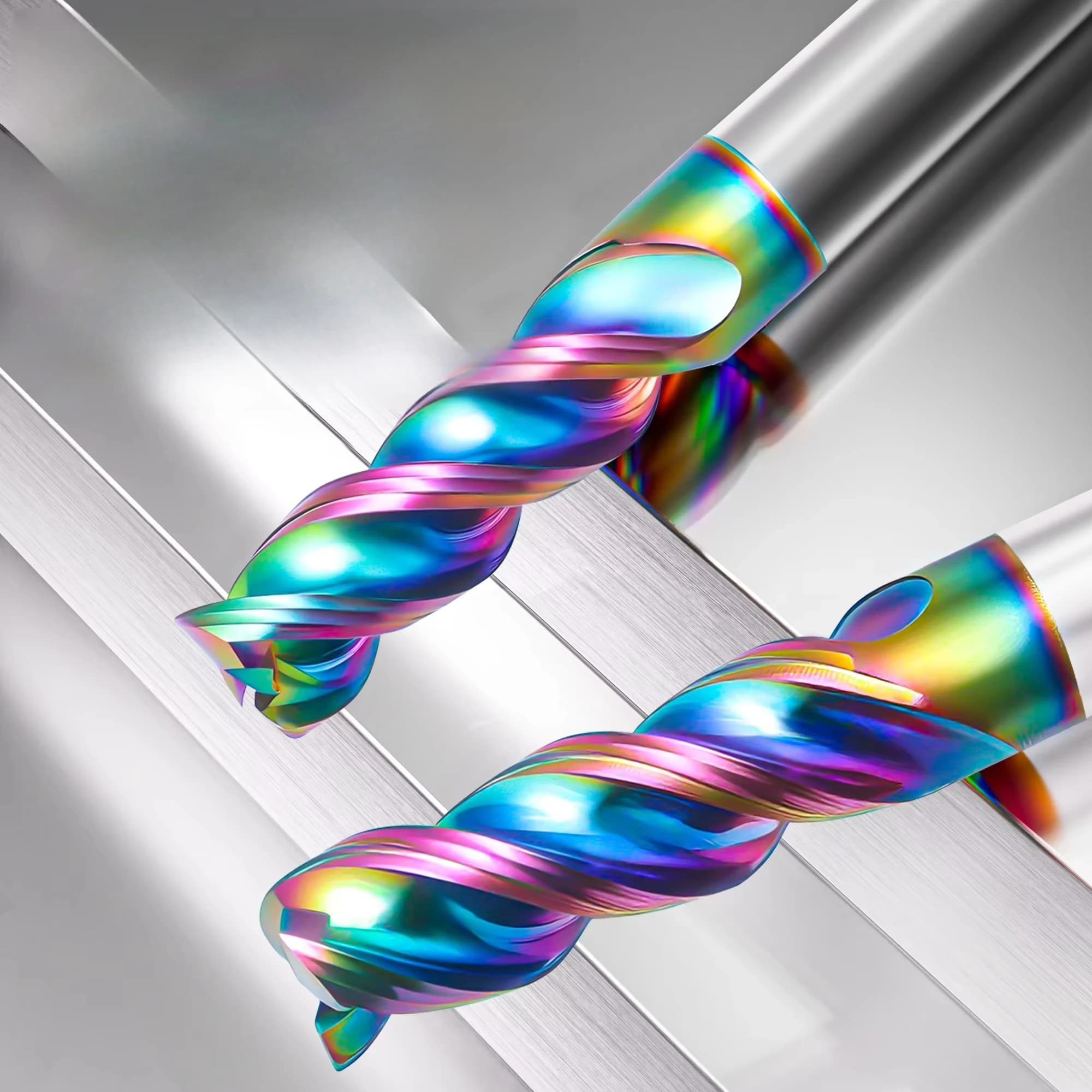 78 Degree Tungsten Steel Milling Cutter 3 Flute End Mill Flat Knife Coated CNC Machining Center