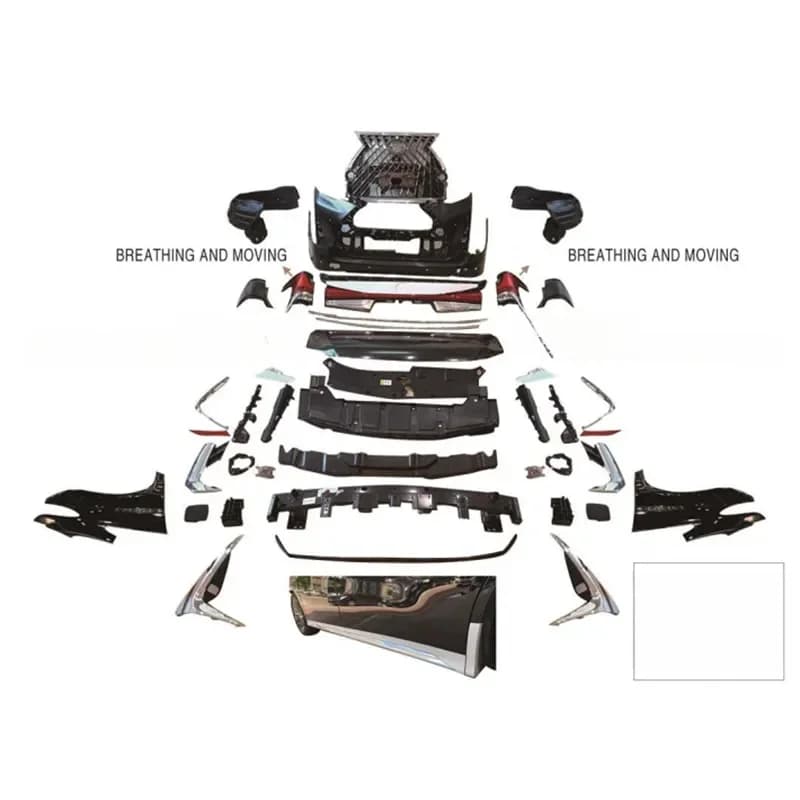 High Quality Facelift Body Kit Offroad Exterior Modification Accessories Fit for Vellfire Alphard 2006‑2017