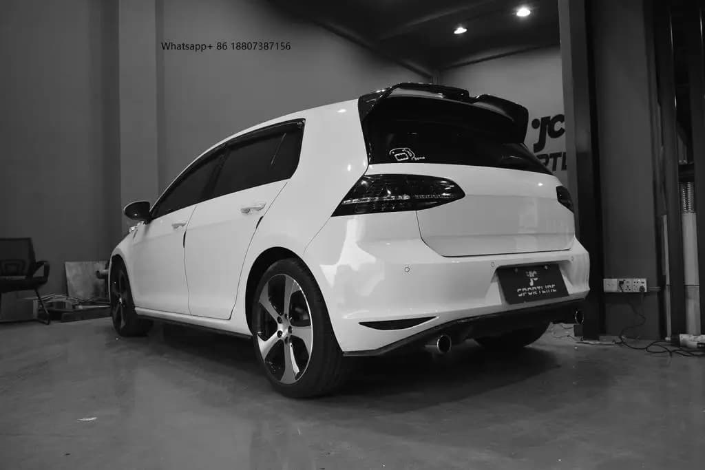 MK7 GTI Carbon Fiber Rear Roof Spoiler Wing Fit forVW GOLF VII 7 GTIG/R 2014 up