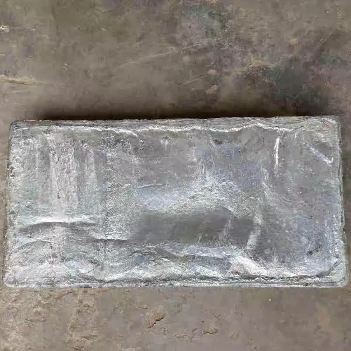 1kg 99.995% Pure Zinc Ingot For Castings