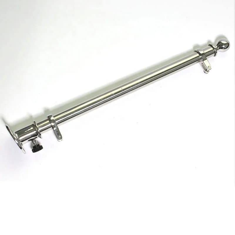 Flagpole Holder 18/24/30/36/42/48 Inch Stainless Steel Corrosion Resistant 316 Stainless Steel Marine Hardware Boat Accessories