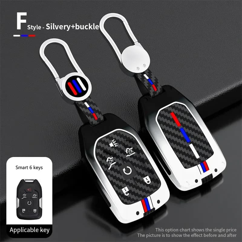 Car Remote Key Case Cover Shell for CHEVROLET Silverado GMC Sierra 1500 2500HD 3500HD Terrain Acadia 2020 2021 2022