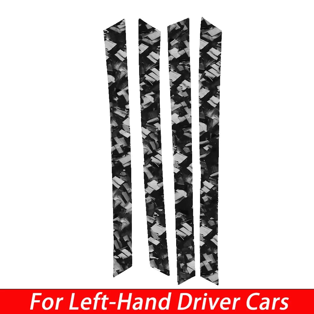 For Toyota Highlander 2008 2009 2010 2011 2012 2013 Carbon Fiber Armrest Panel Car Interior Trim Accessorie Decoration Sticker