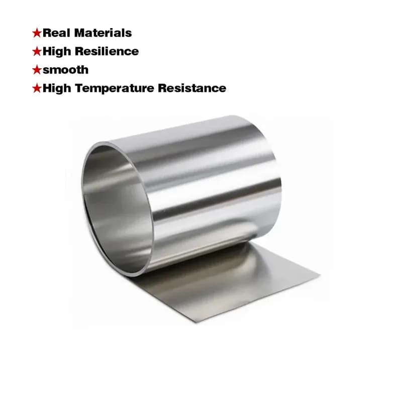 304 Stainless Steel Thin Strip 1M Length 0.1/0.2/0.3/0.4/0.5-1mm Thickness Precision Roll for Industrial Use