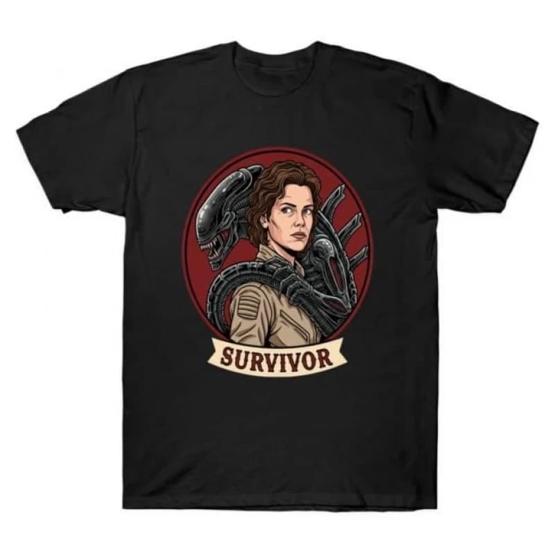 ellen ripley 0412 Sci-Fi Alien Gift T-Shirt Weyland LV-426 Horror movie Xenomorph Short Sleeve Graphic clothes All size tops
