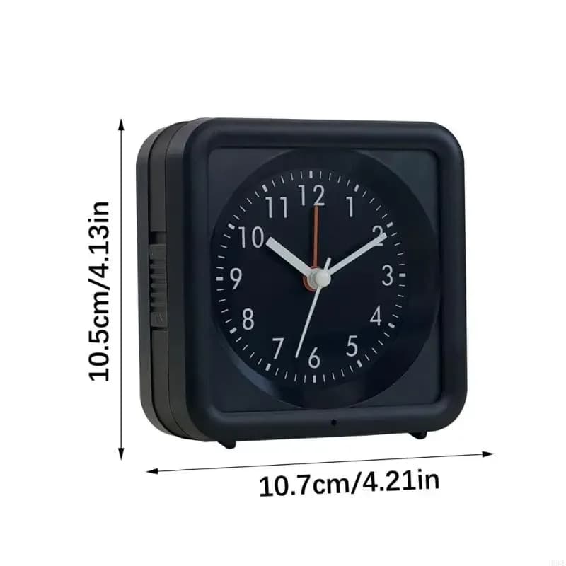 H8WB Multifunctional Quiet Alarm Clock Night Light Square For Bedsides Students