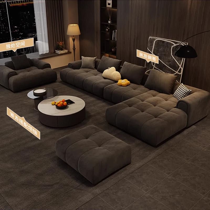 Oversized Cushion Living Room Sofas Grey Narrow Modern Lazy Living Room Sofas Lounge Nordic Divano Soggiorno Home Furniture