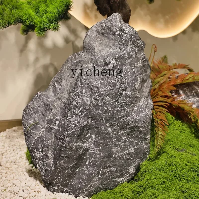u18landscaping under the stairs simulation entrance large ornaments villa courtyard floor landscape