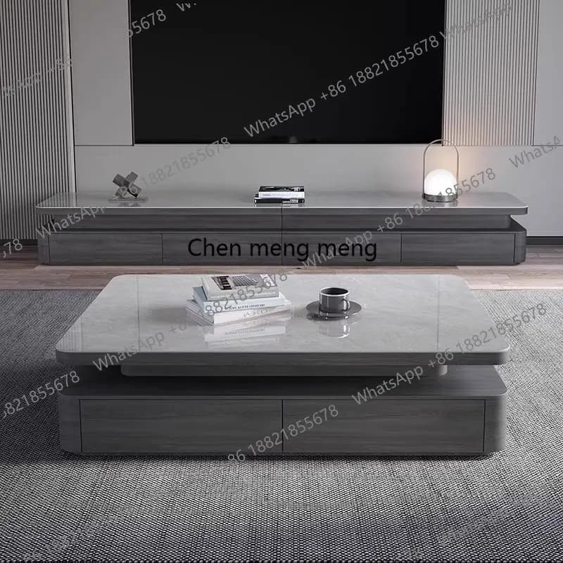 Italian Minimalist Coffee Table Aesthetic Decoration Modern Nordic Coffee Table Computer Designer Couchtisch Home Furniture