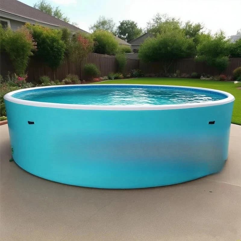 Drop Inflatle with Accsori, Deep Portle Pool Covered Outdoor Parti and Gam