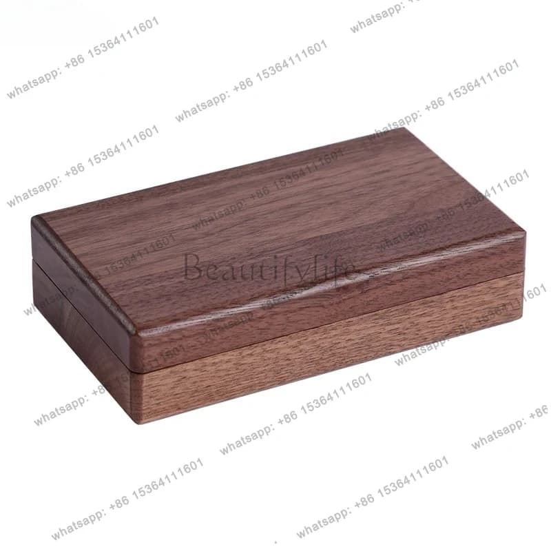Desktop Storage Box Home Jewelry Box Necklace Large Capacity Wooden Jewelry Organizer with Compartments