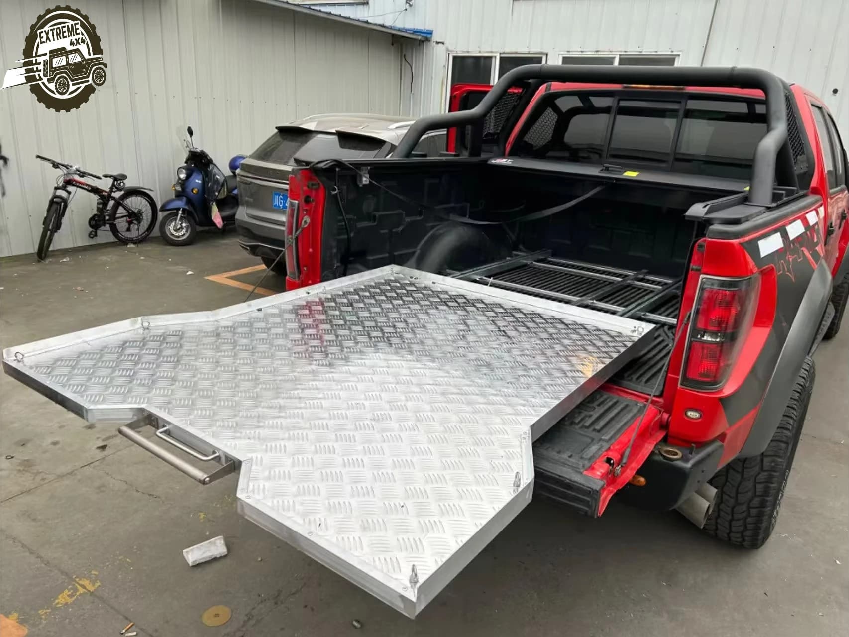 Universal Slide Tray for Pick up Truck ford Ranger tundra toyota chevrolet Aluminum Material