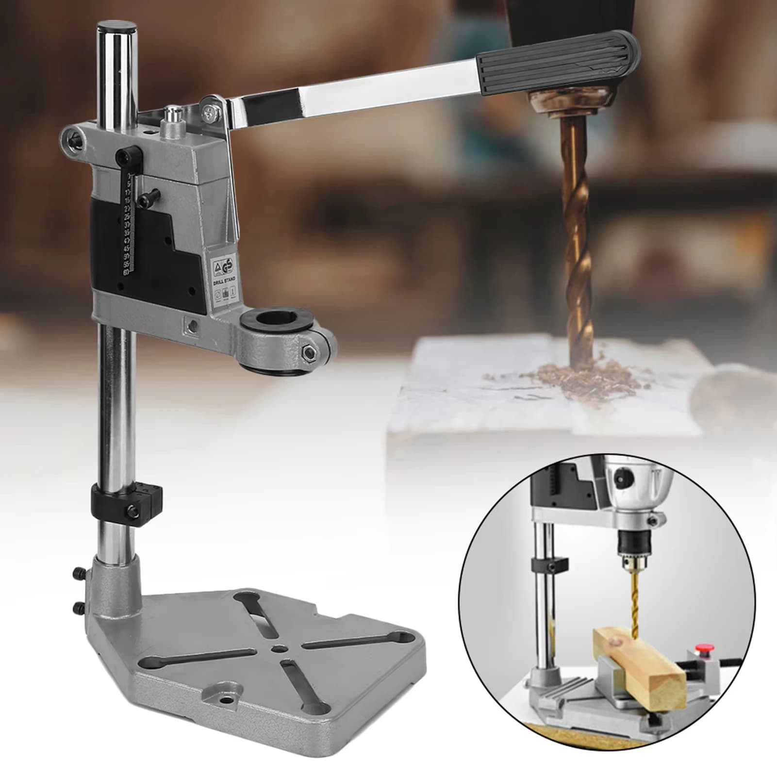 New electric drill bracket, multi-functional electric bracket, electric drill changer universal bracket garden tools