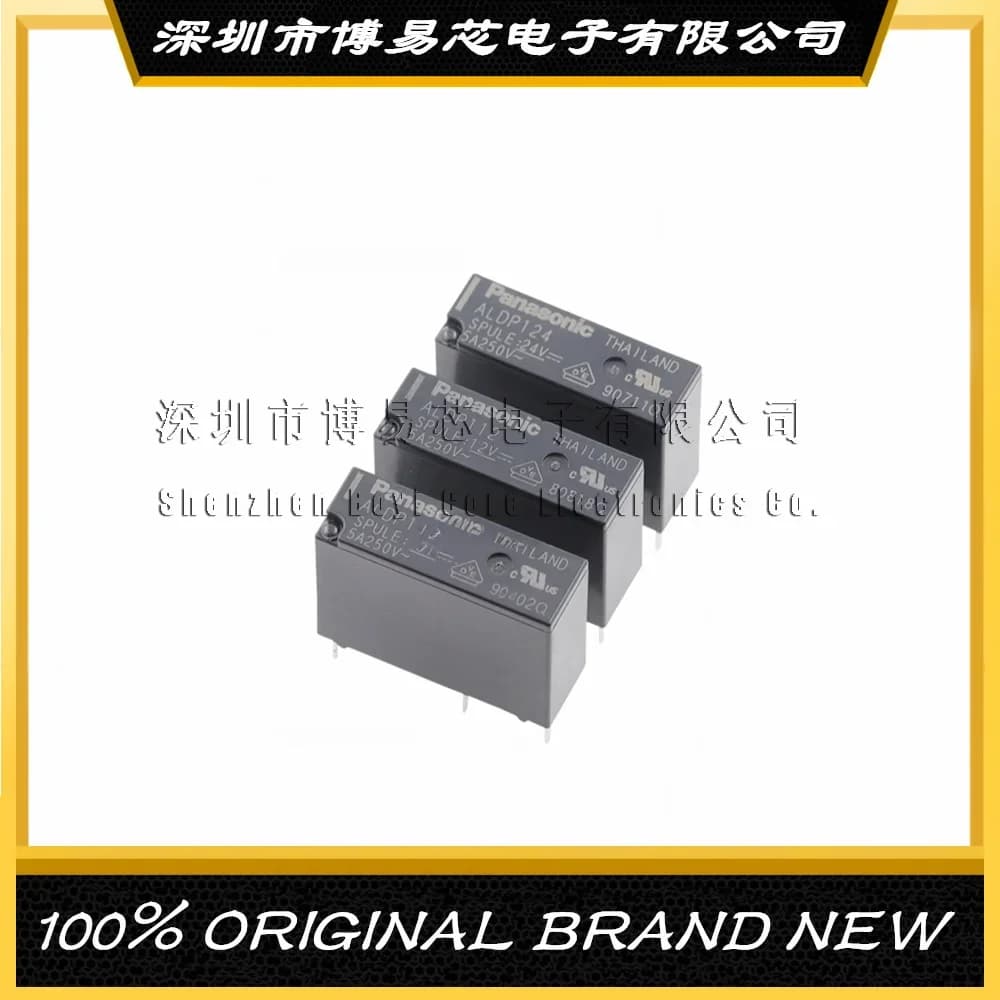 ALDP124 112 105 ALDP124W W 4 pin 5A 12V 24V 24VDC PC shell