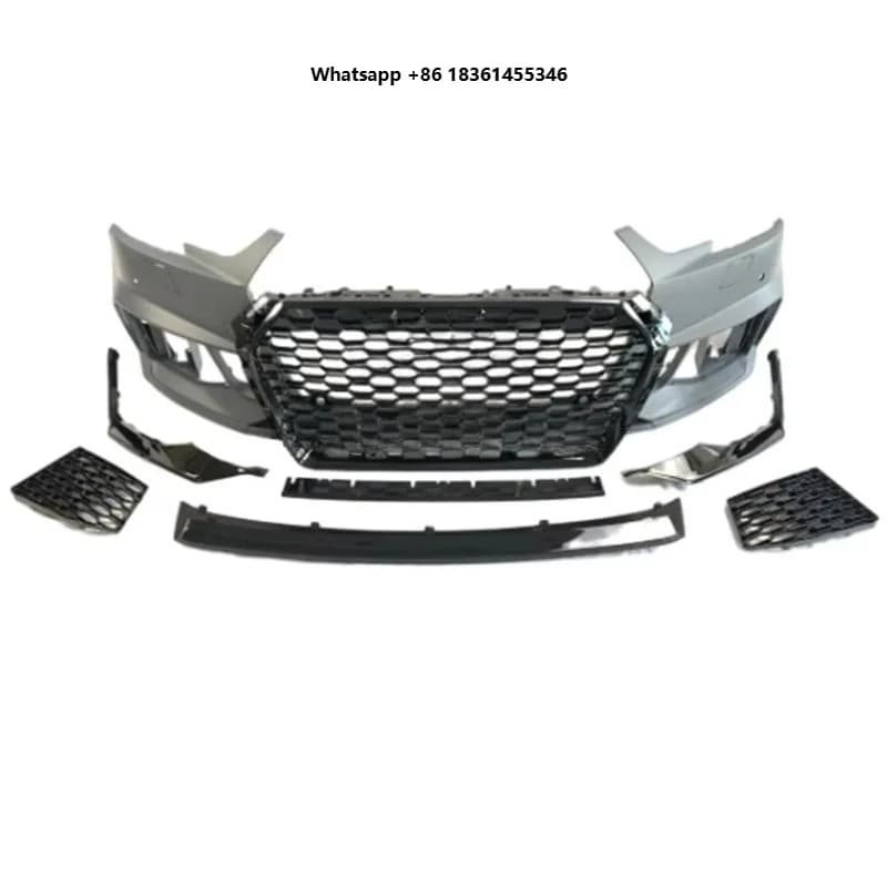 For  A4 B9 16 17 18 19 STLF Front Bumper Body Kits A4 B9 Upgrade Facelift Full Wide Body Kit Replacement Bodykit