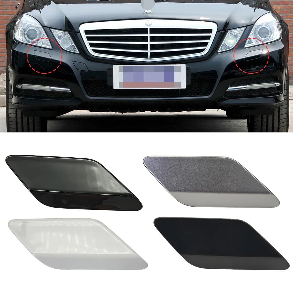 For Mercedes Benz W212 Front Bumper Headlight Washer Spray Cover Cap For  Benz E-Class 2009-2013 E200 E260 E300 2128600108